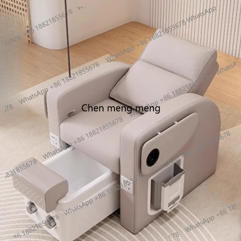 Multifunctional Beauty Salon Pedicure Chairs Nail Salon Luxury Cosmetic Arm Pedicure Chairs PU Leather Furniture