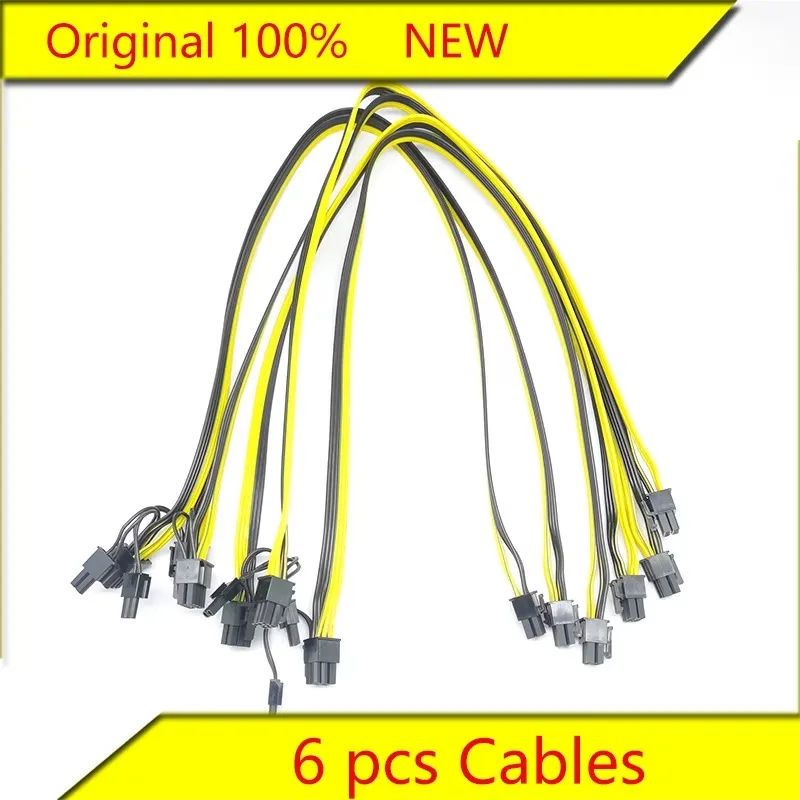 Power Splitter Cables 62cm PCI-E Extension Cable for Power Supply Adapter HSTNS-PL11 DPS-1200FB-1 A for Graphics Card Mining