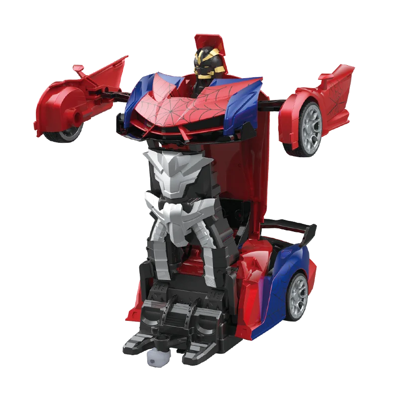 Regalo de Lujo: Coche RC Transformable 1:18 2025 - Robot con Deformación, Un Botón. Rotación 360°, Alta Velocidad. Juguete Eléctrico Inalámbrico para Niños, Regalo.