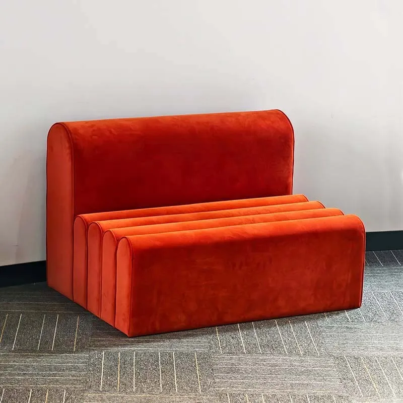 

Современный простой тканевый диван, можно собранть длинный диван U-образной дуги, диван для ресторана