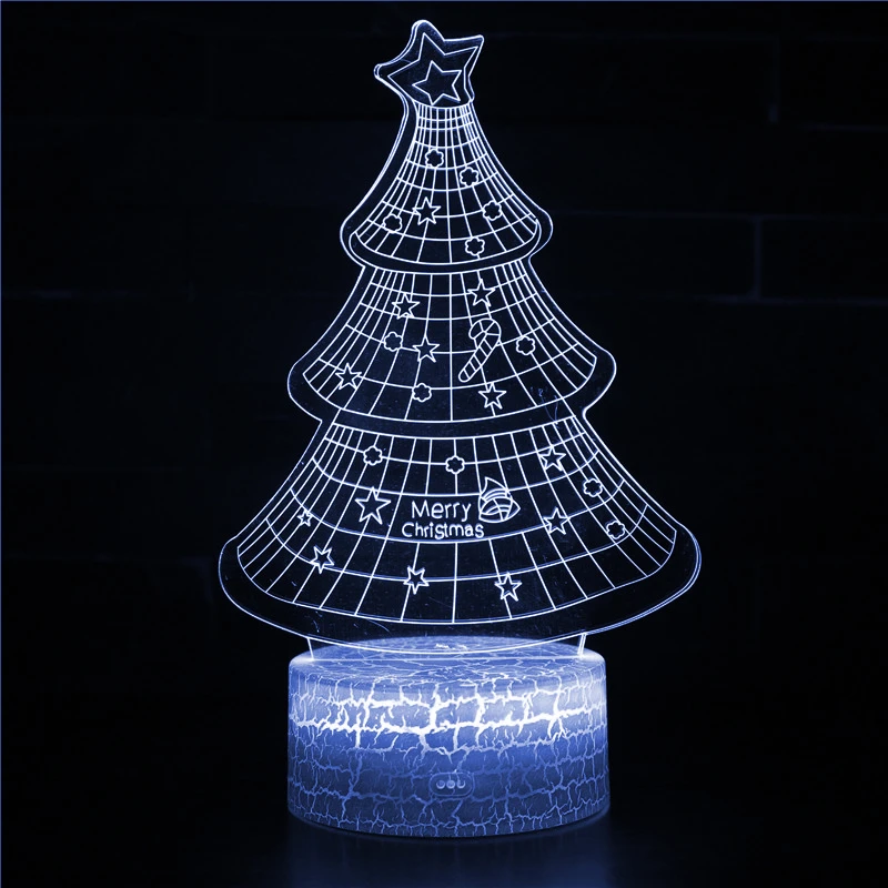 Nighdn Kerstboom Nachtlampjes Voor Kinderen Nacht Lamp Kleurrijke Usb Led Bedlampjes Kerst Decoratie Cadeau Voor Vrienden