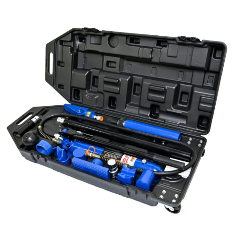 10 Tons Powerful Portable Hydraulic Equipment Components BLACK+BLUE High Quality & Durable For Intensive Use