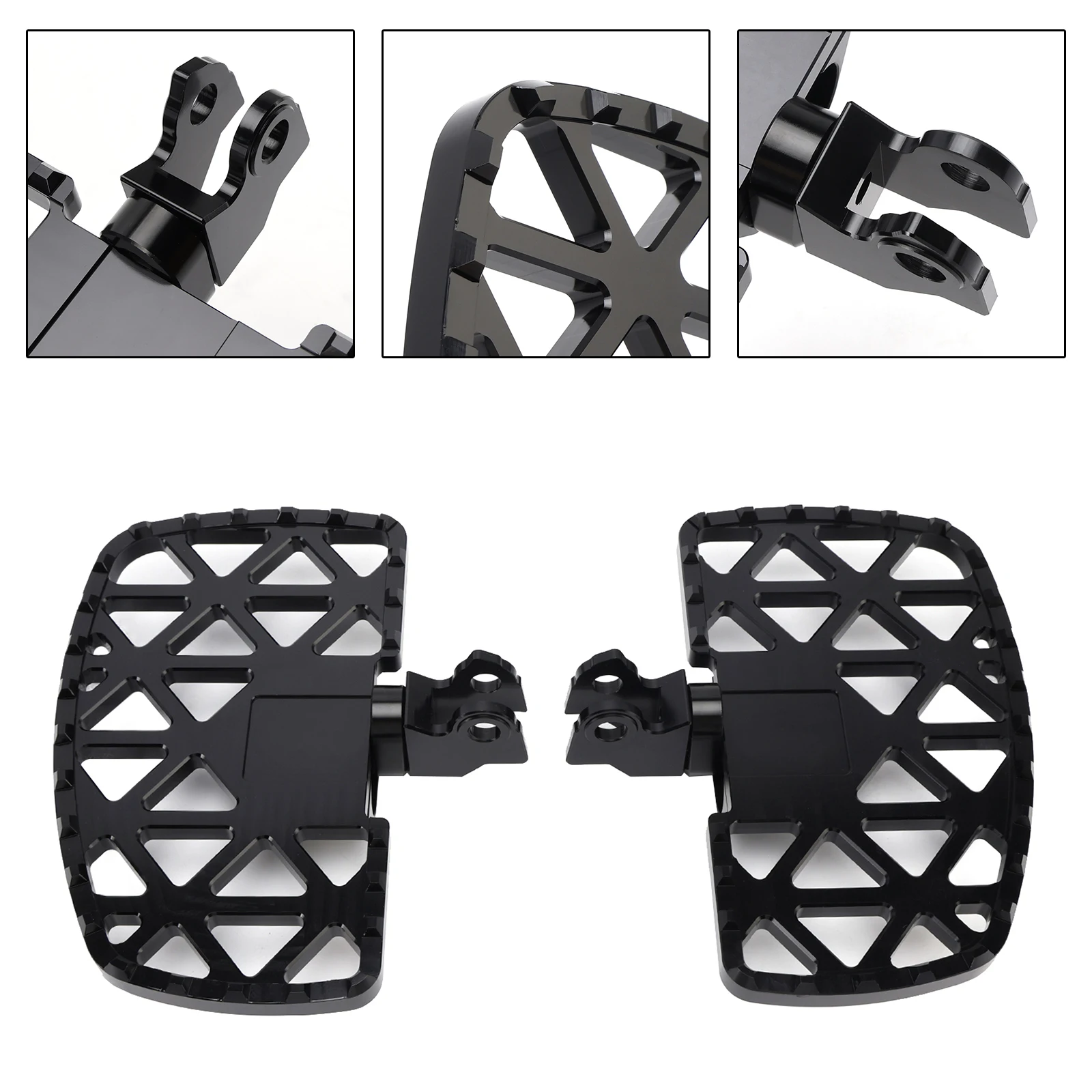 

Topteng Front Footrests Foot Pegs fit for Honda Rebel 250 300 500 CM CMX 2017-2025
