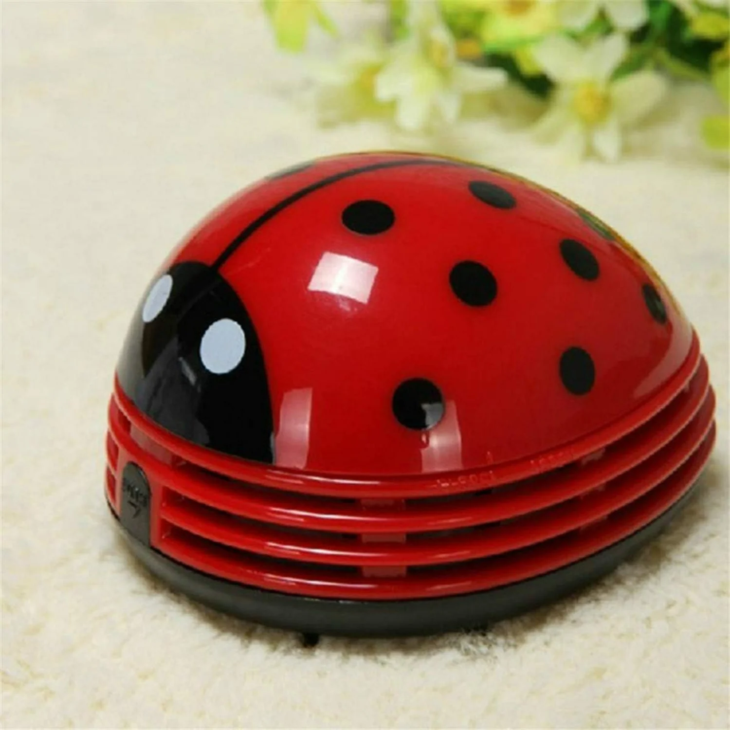 Ladybug Vacuum Cleaner - Mini Vacuum Cleaner Portable Corner Desk Vacuum Cleaner Mini Cute Vacuum Cleaner Dust Sweeper 1Pcs