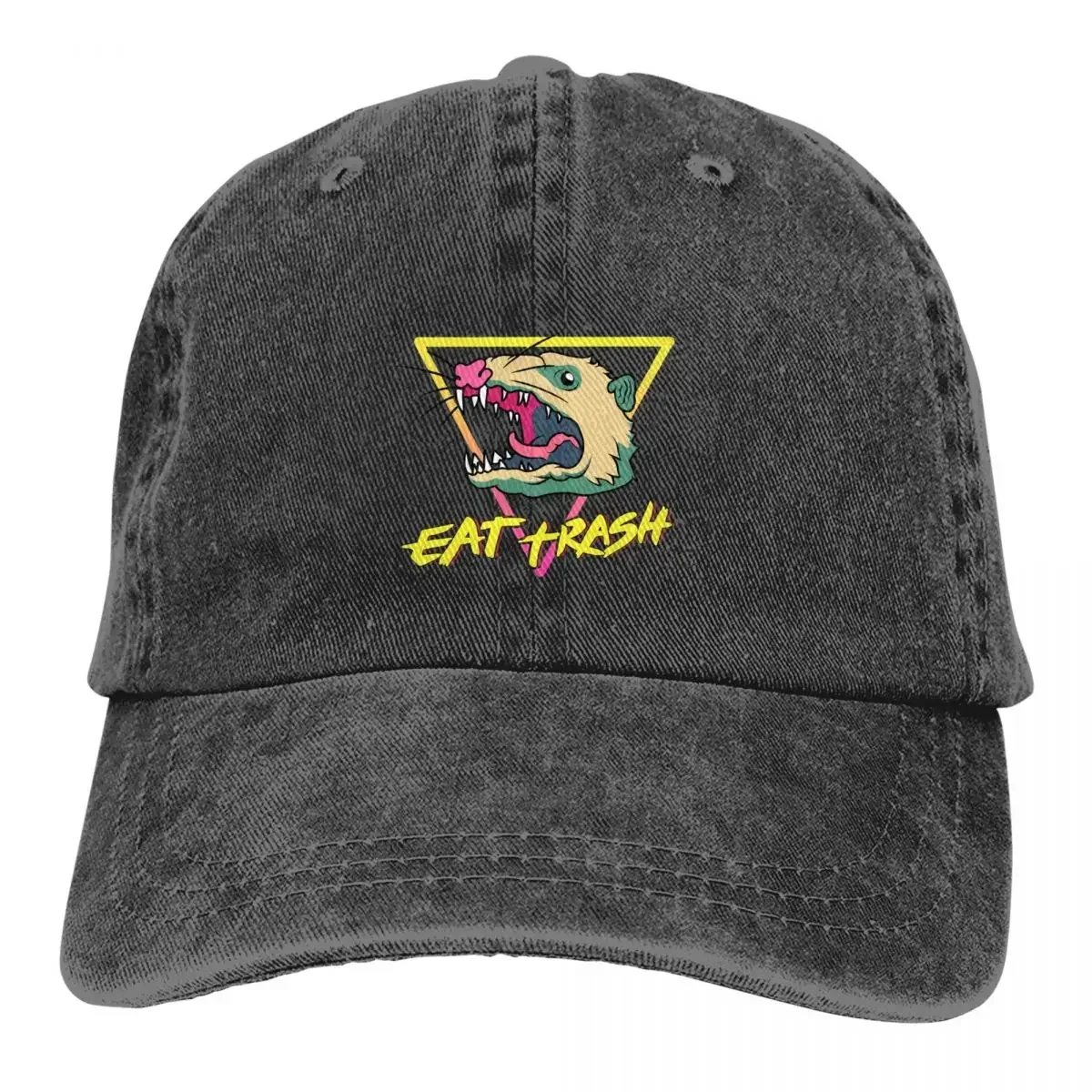 2026 New Pure Color Dad Hats Possum Eat Trash Women's Hat Sun Visor Baseball Caps Opossum Peaked Cap