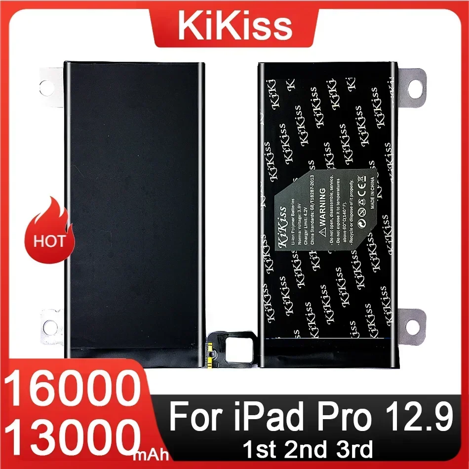 

KiKiss Battery For iPAD Pro 12.9 1st/12.9 2nd/12.9 3rd 3 Gen/A1584 A1652 A1577/A1670 A1671 A1821/A1983 A1876 A1895 A2014 A2043