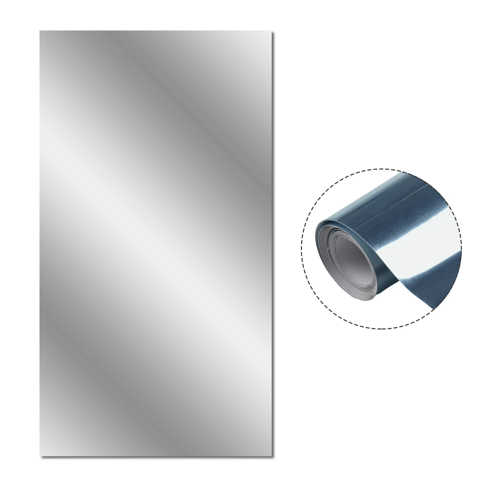 Modern Reflective Wall Sticker for Use in Diverse Indoor Environments Including Kitchens Bathrooms and Offices