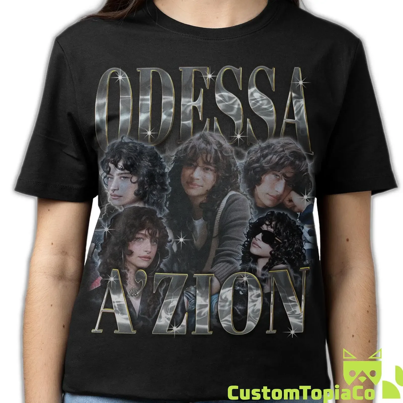 Camiseta Vintage Odessa A'zion, Retro de los 90, Estilo Bootleg, Homenaje a Rap Zion Segall Adlon, Mercancía para Fans, Vintage, Lavada, Transpirable, Streetwear