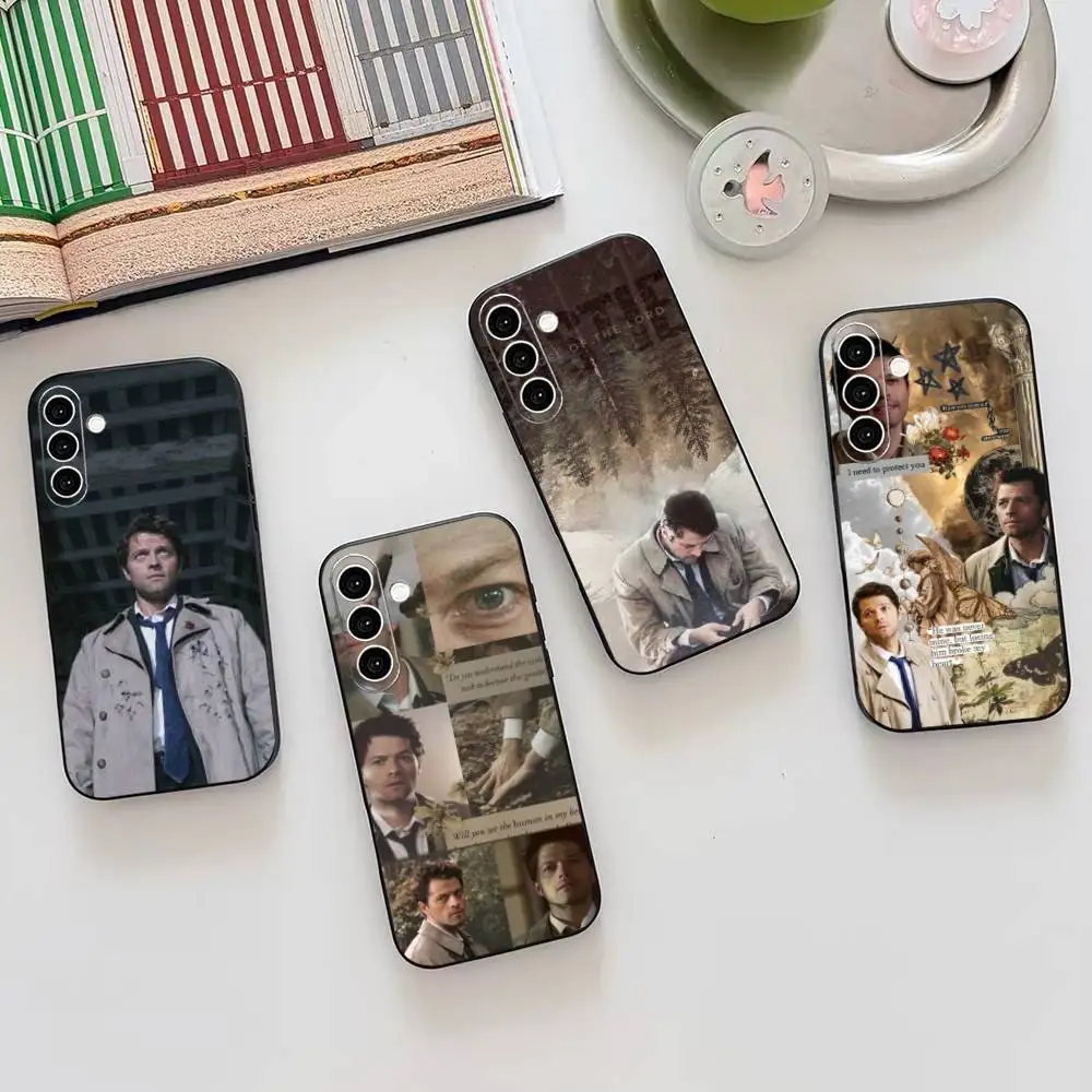 Misha Collins Castiel  Phone Case Black Silicone Soft For Samsung S26,S25,S24,S23,S22,S21,S30,Ultra,Plus,Fe,Lite