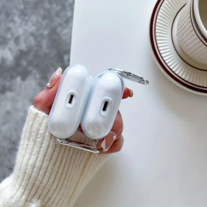 Apple AirPods Earphone Case Transparent with Ear Protection Cover