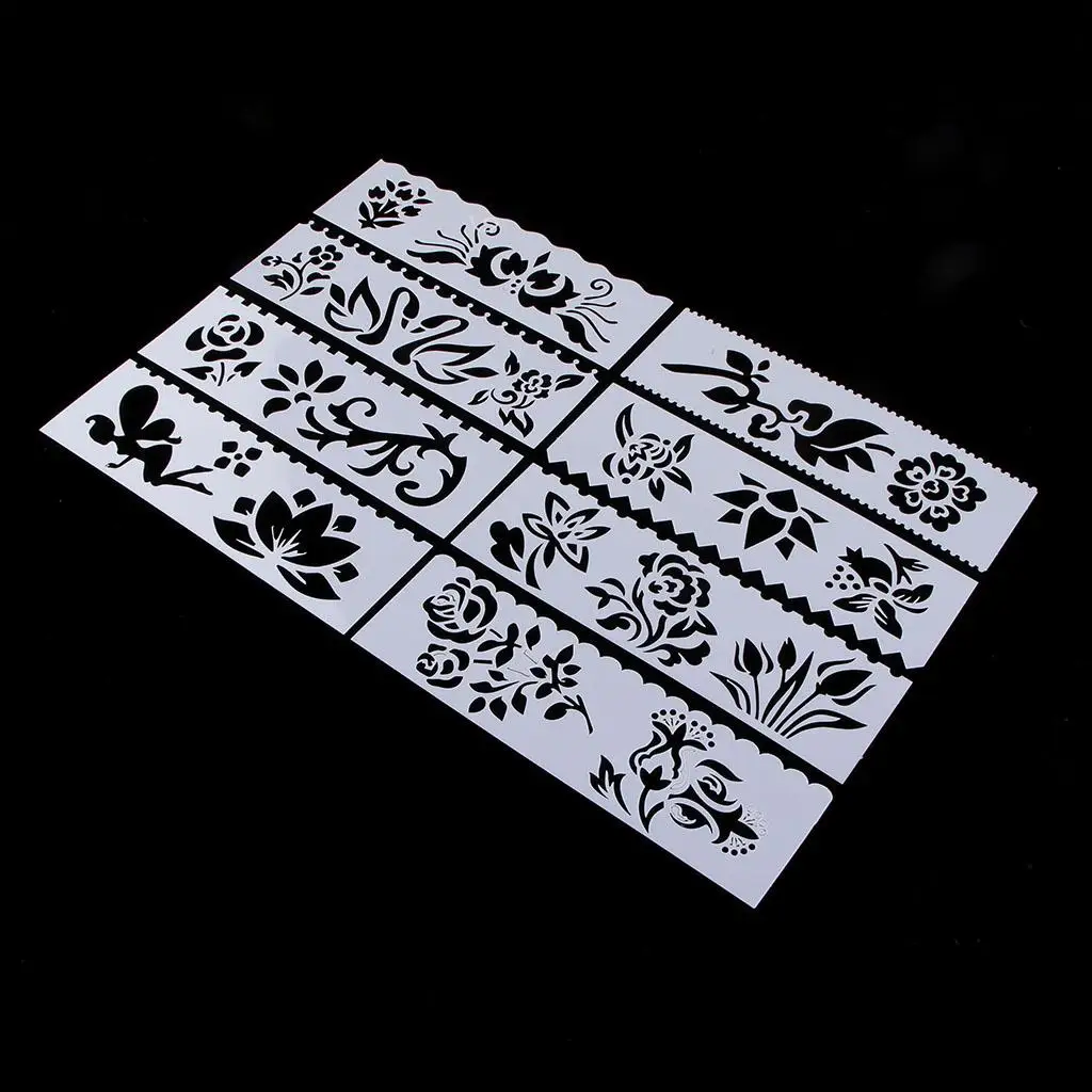 Kids Drawing Stencils, 8Pc Mixed Template Set