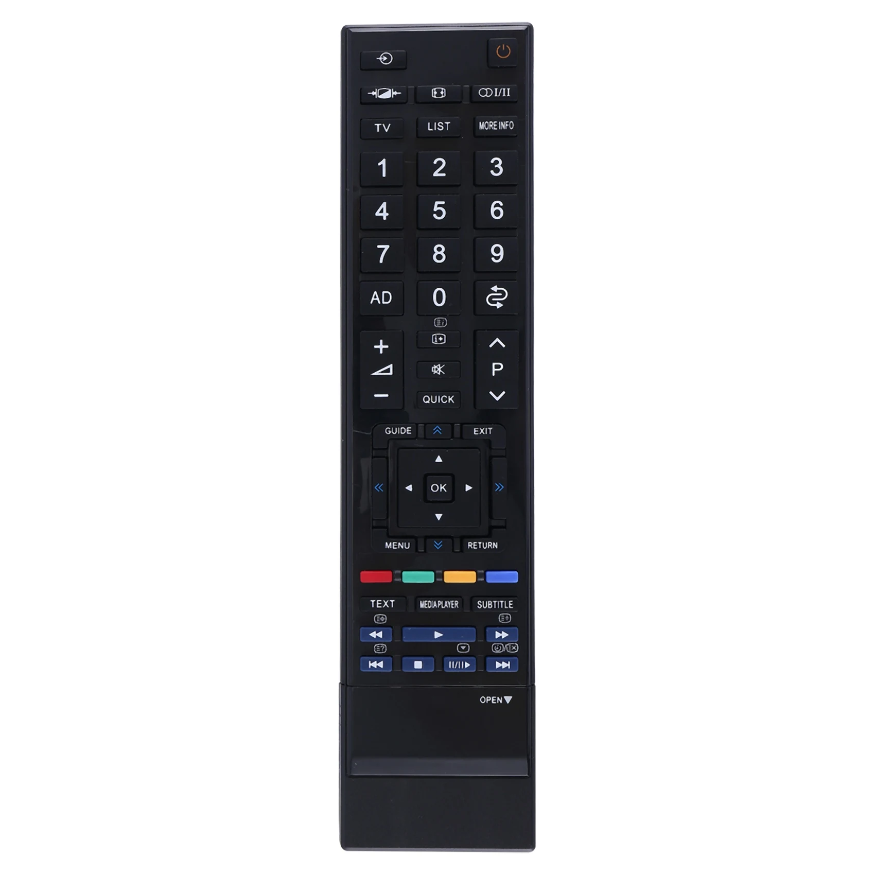 Mando a distancia de repuesto para Toshiba CT-90345 TV, Control remoto