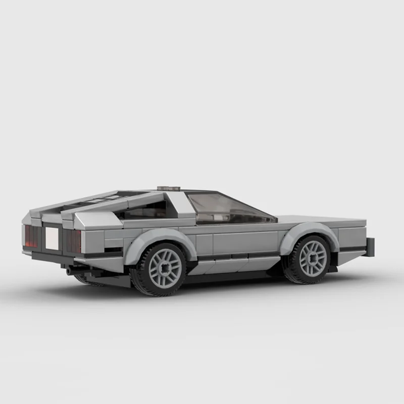 بطل سرعة السيارات Moc قوالب بناء وحدات بطل السباق DMC-12 كتل التكنولوجيا عيد الميلاد لتقوم بها بنفسك لعبة هدايا البناء #4