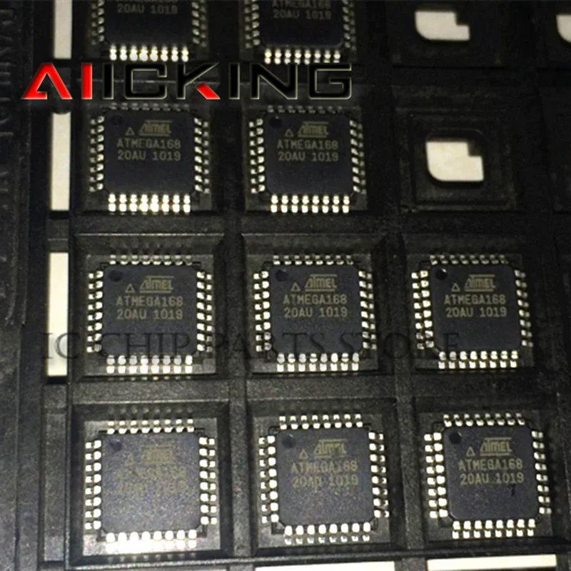 ATMEGA168-20AU 5 قطعة/السلع ، TQFP-32High-performance ، منخفضة الطاقة 8 بت AVR RISC القائم على متحكم يجمع بين 512B EEPROM ، في الأوراق المالية