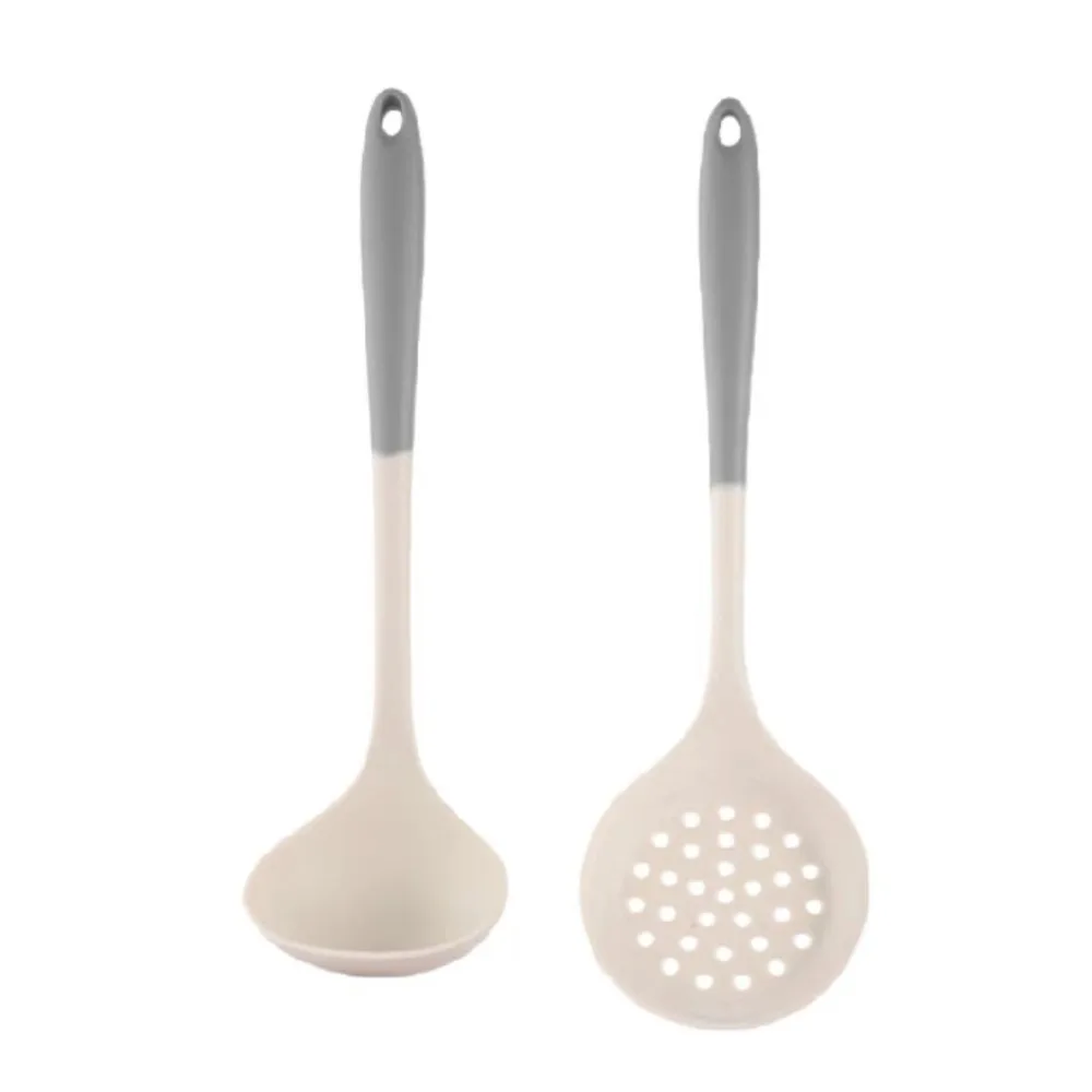 4/3 قطعة ملعقة سيليكون مقاومة للحرارة مجموعة الطبخ غير عصا مقاومة درجات الحرارة العالية ملعقة الطبخ مصفاة مكافحة السمط