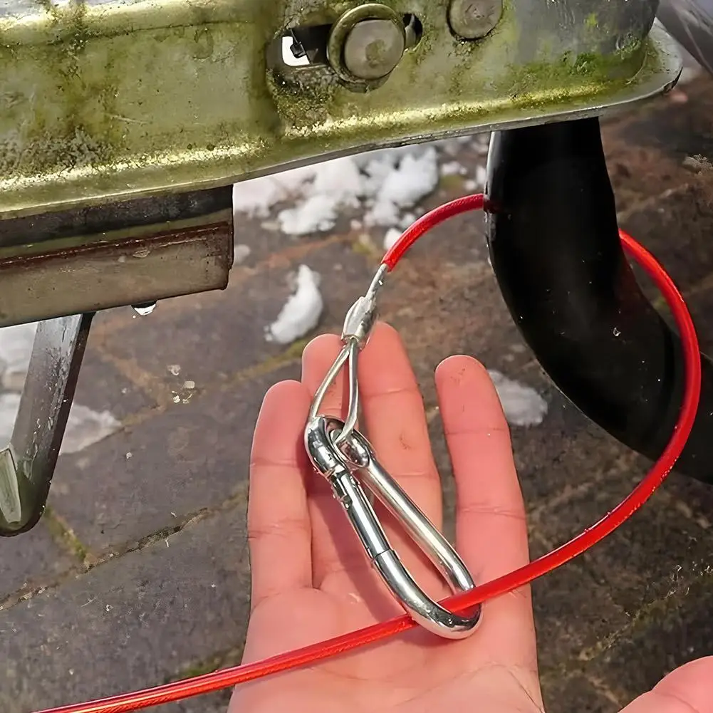 Trailer Breakaway Cable With Steel Core – 100cm Emergency Safety Line For Caravan Trailer  Accessories