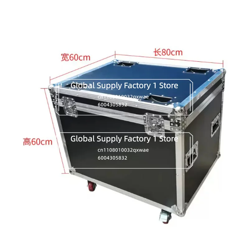 Cable Wire Storage Trunk Shockproof Tool Box Flight Case with Wheels Stage Lighting Equipment Transport Case