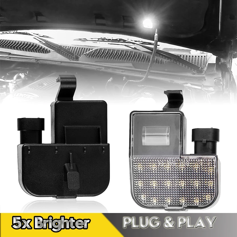 

1Pcs No Error For GMC Savana Chevrolet Express Silverado 1500 2500 3500 03-14 LED Under Hood Lights Compartment Utility Lamps