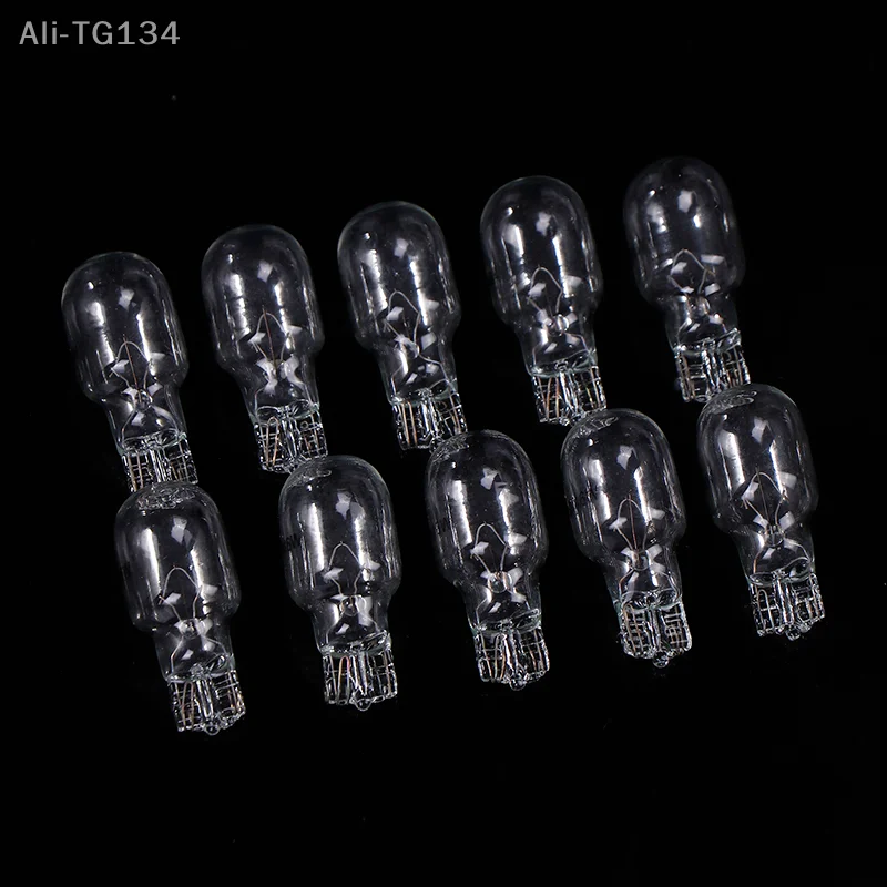 

10 шт. T15 12 В 16 Вт галогенные автомобильные лампы для бокового интерьера, приборные светильники, обновление автоматического освещения