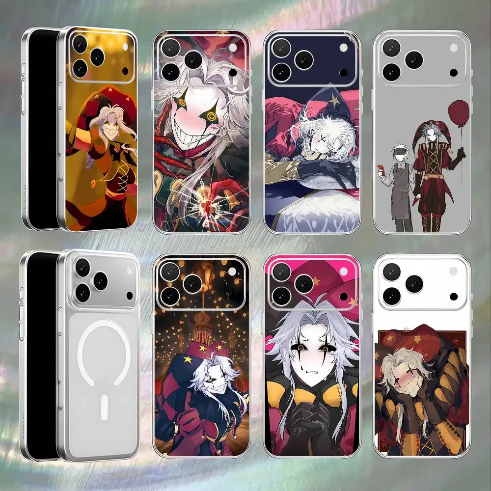 

Game The F-Freak C-Circus For iPhone 17,16,15,14,13,12,11,Pro,Max,Plus Magnetic Wireless Charging Transparent White Phone Case