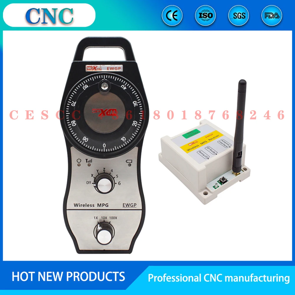 

XHC Economy 4 axis wireless handwheel CNC Machine 100PPR Remote Control MPG