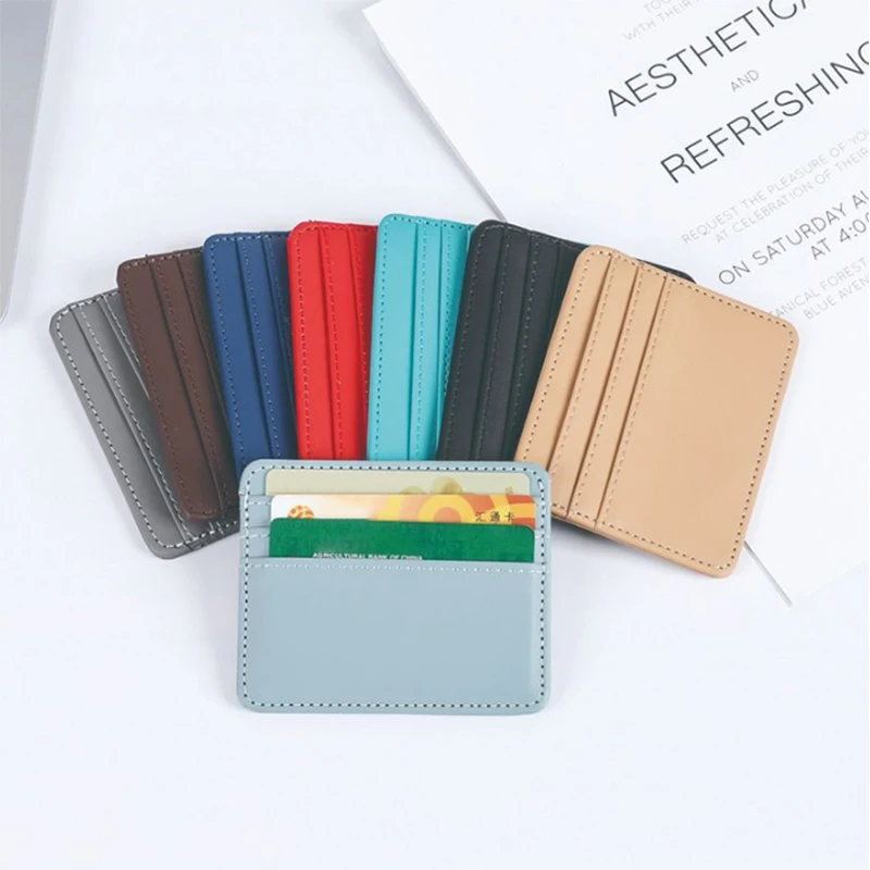 Ultra Thin Mini Wallet Simple Slim Card Holder Purse For Men Women Business Bank Credit Card Coin Case Pouch Bag