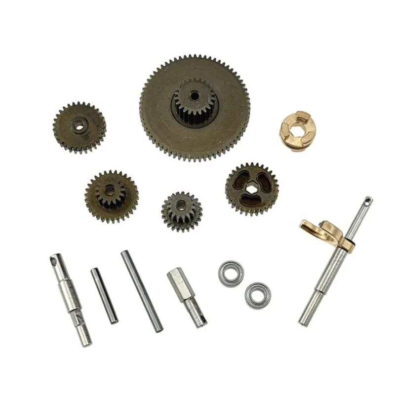 Fit for MJX 1/18 H18P RC Car Metal Powder Metallurgy Gearbox Gear Replacement Kit, Wear-Resistant and anti Tooth Breakage