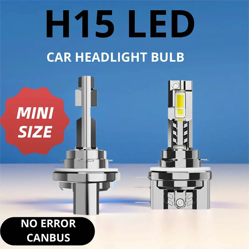 

2PCS 35W SUKIOTO H15 LED Bulbs Canbus No Error 70W 30000LM H15 Car Lights Replace for Audi Benz VW Golf Daytime Running Lights