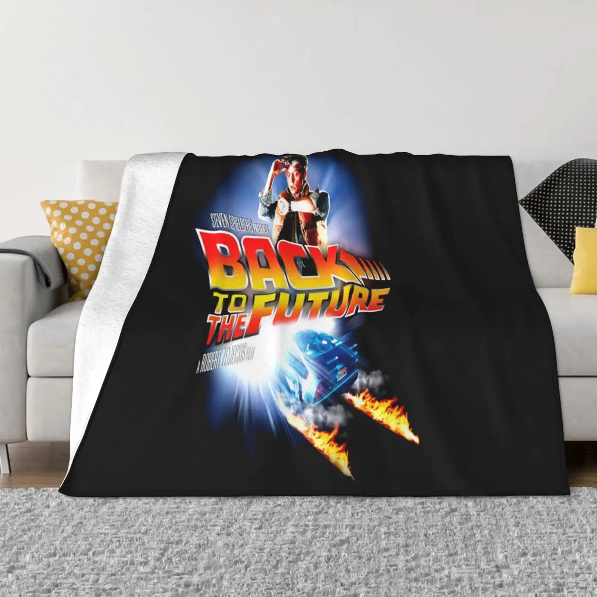 Men's Fashion Back To The Future Logo Women Men Rock Top Discount Great Quality Chinese Style Brand Style Throw Blanket