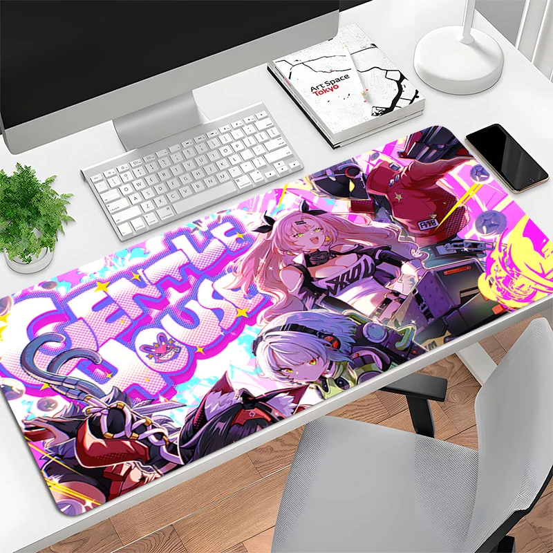 نيكول ديمارا-لوحة ماوس للألعاب ، إكسسوارات كمبيوتر مكتبي ، واقي مكتبي ، سجادة ألعاب أنيمي ، منطقة بلا زينات صفر