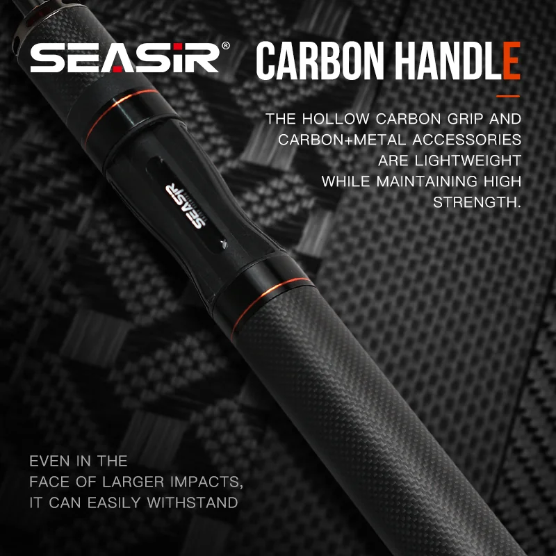 SEASIR Flecha Negra Caña BFS Ultraligera – Carbono Portacarretes Fuji - imagen 5