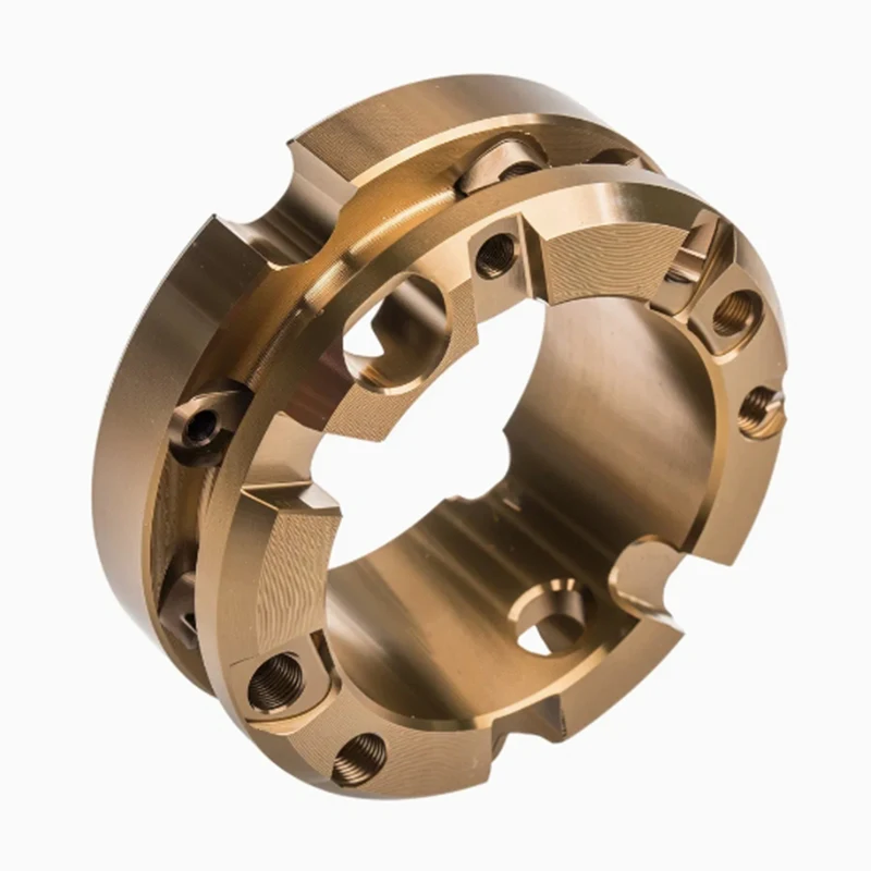 

CNC Parts Machining Non Standard Accessories Brass Multi-threaded Ring Connector