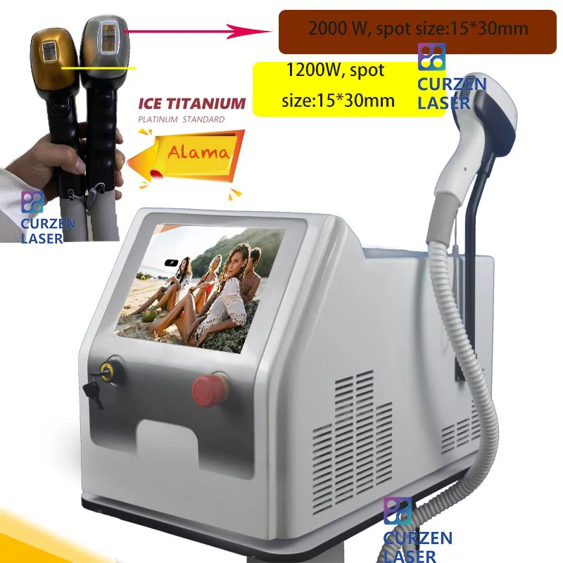 

Newest Diode Laser 808Nm Hair Remover Machine Full Body Skin Rejuvenation Tightening Machine with Ice Platinum 2022