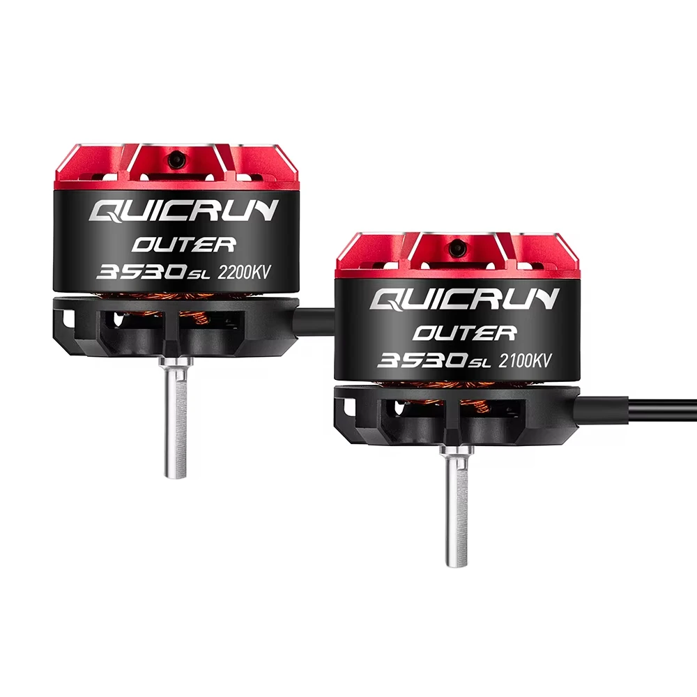 Hobbywing Quicrun WP 10BL80 2-4S 80A Waterproof ESC & Outer 3530SL 1700KV/2200KV Motor For 1/10 1:10 RC Car