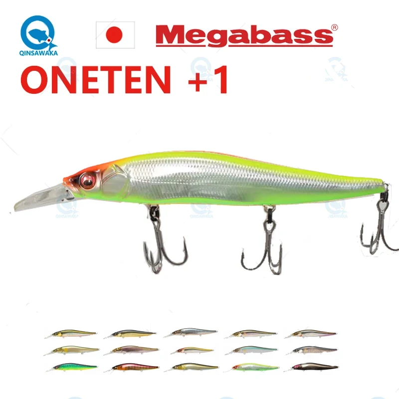 JAPAN Megabass ONETEN+1 Suspend 110mm Max 1.7m Fishing Lure Diving Jerkbait Dynamic Saltwater Sea Tackle Mobile Inline Design