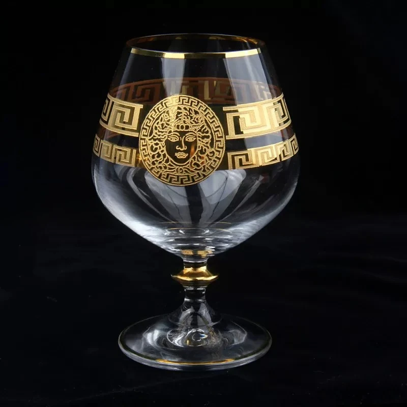 400Ml Gold Plated Brandy Mug, Craft Beer Mug