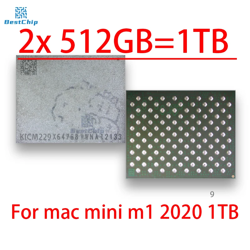 For mac mini m1 2020 1TB upgrade SSD NAND Memory 1T M229