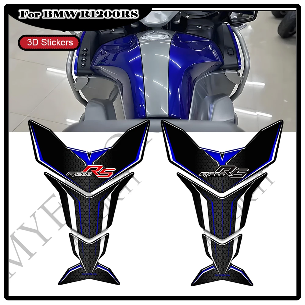 

Мотоцикл для BMW R1200RS R 1200 RS R1200, защитная накладка на бак, комплект для газа, мазута, колена, рыбья кость, наклейки на лобовое стекло, наклейки