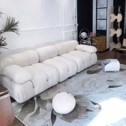 Living Room Sofas Modern Minimalist White Modular Elegant Room Lazy Sectional Sofa Armchair Muebles Para El Hogar Home Furniture