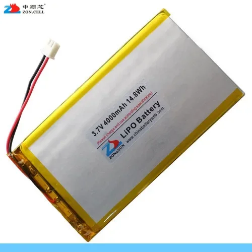 In the shipping core 4000mAh 3657122 3.7V lithium polymer battery 3557120 flat machine learning Rechargeable Li-ion Cell