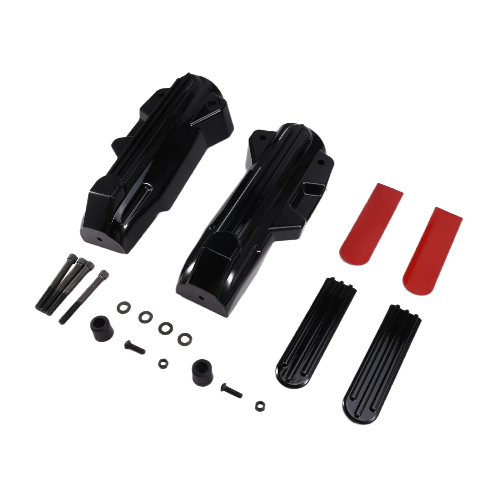 

ABTU-Motorcycle Front Fork Covers Front Fork Shock Absorber Cover For Electra Glide Road King Street Glide 2014-2022