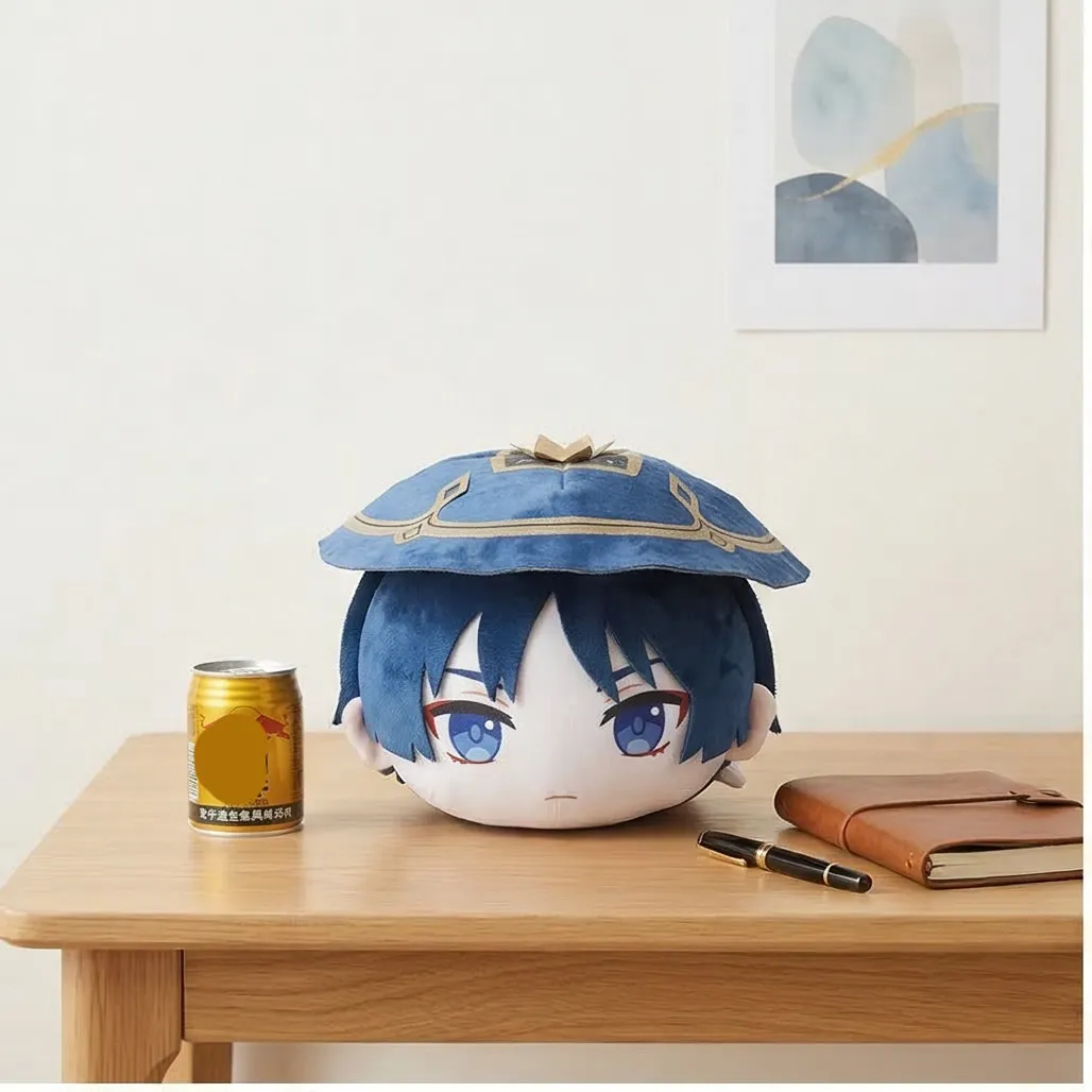 Game Genshin Impact wanderer Cosplay Anime Cartoon figure 30cm hug pillow Accessories room ornament Halloween Gift