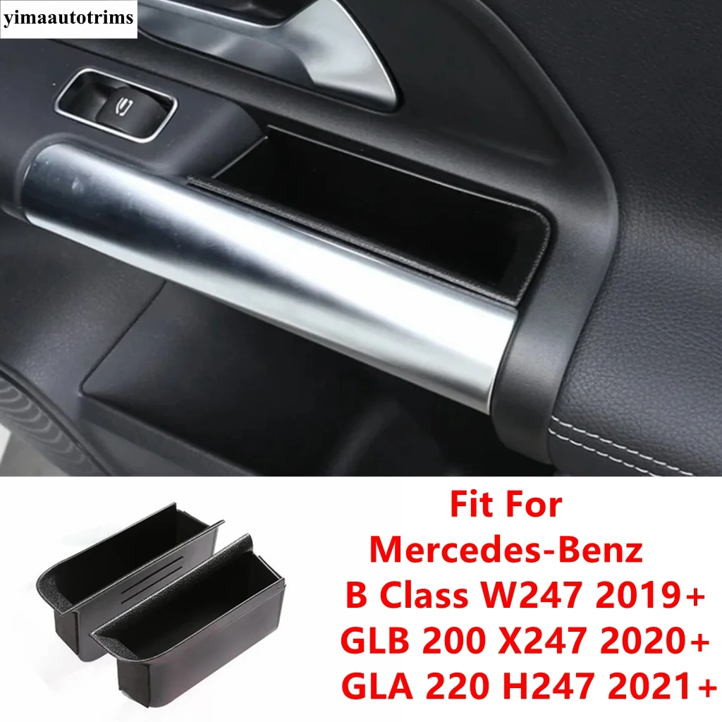 

Car Front Door Armrest Storage Box Accessories For Benz B Class W247 2019 - 2024 / GLB X247 2020 - 2024 / GLA H247 2021 - 2024