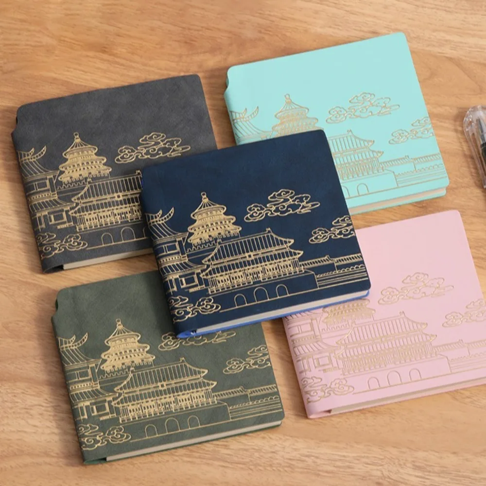 

Square Pocket Record Notebook Blank Soft Cover Portable Daily Planner Student Stationary Travelers Journals Agenda Notepad