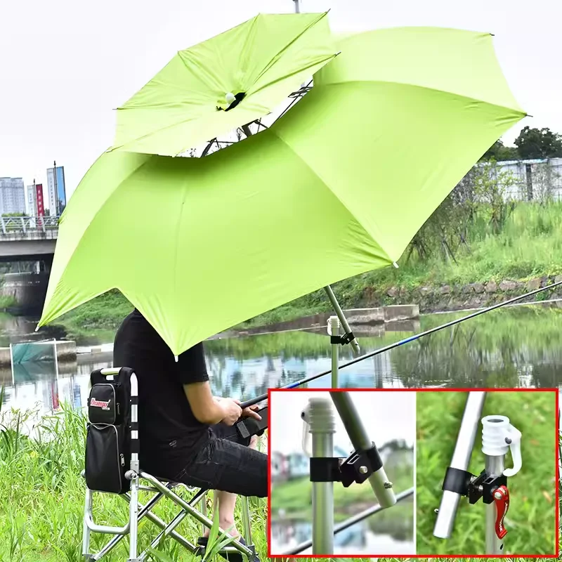 Umbrella Clamp For Chair Adjustable Umbrella Base Stand Holders Clamp Fixed Beach Fishing Chair Clamp Bracket Stand Support For