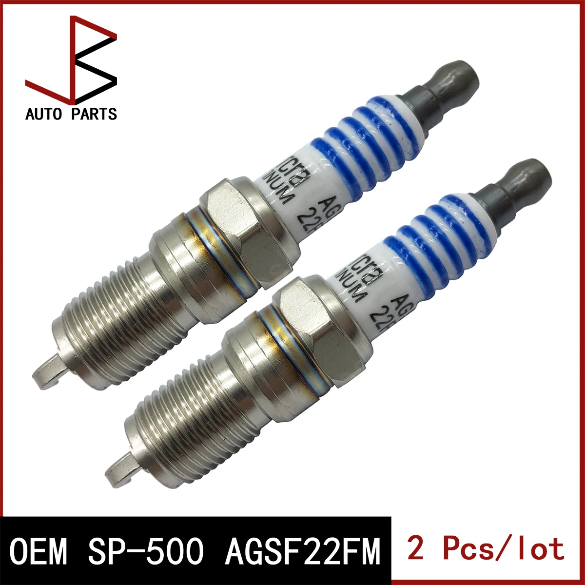 Novo 2 peças/lote vela de ignição oem SP-500 agsf22fm sp500 sp 500 0242236611 para ford S-MAX 2006-2014 volvo c30 2006-2013
