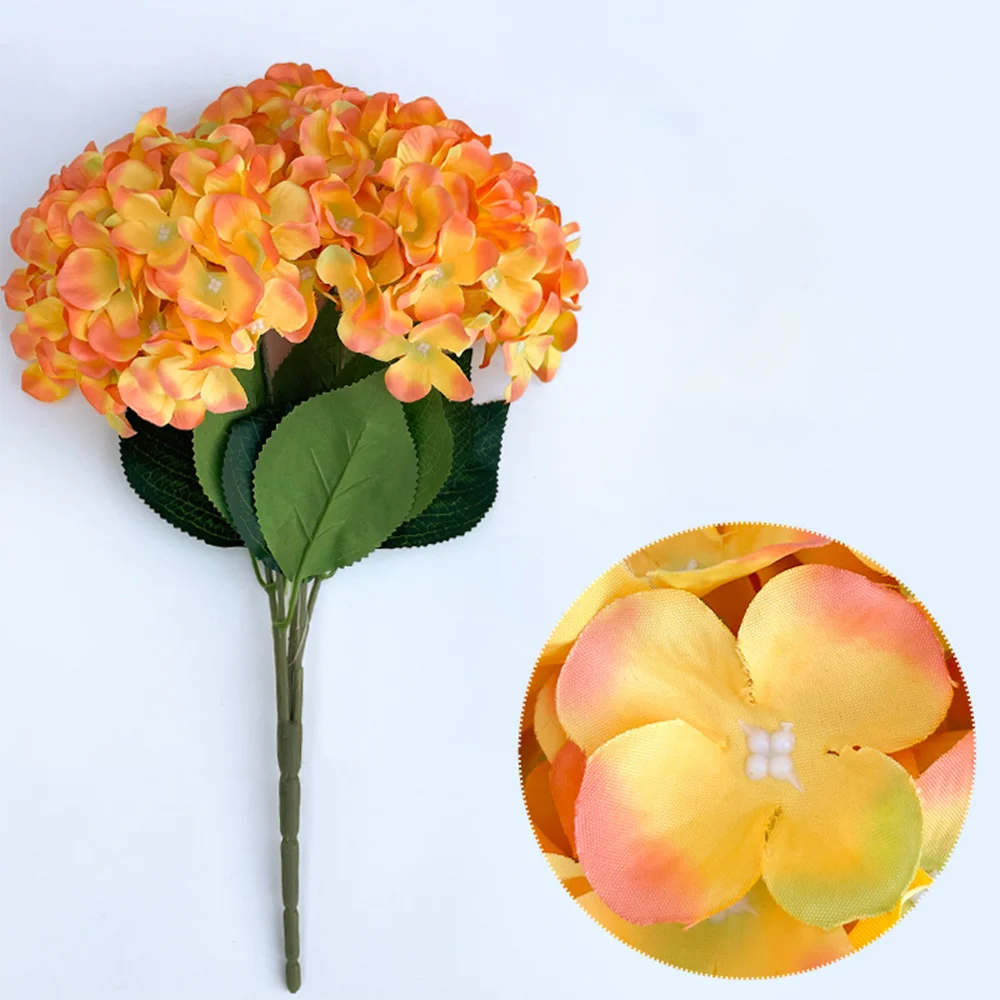 European retro fall British Hydrangea artificial small branch silk flower DIY wedding scrapbook flores artificiales house decor