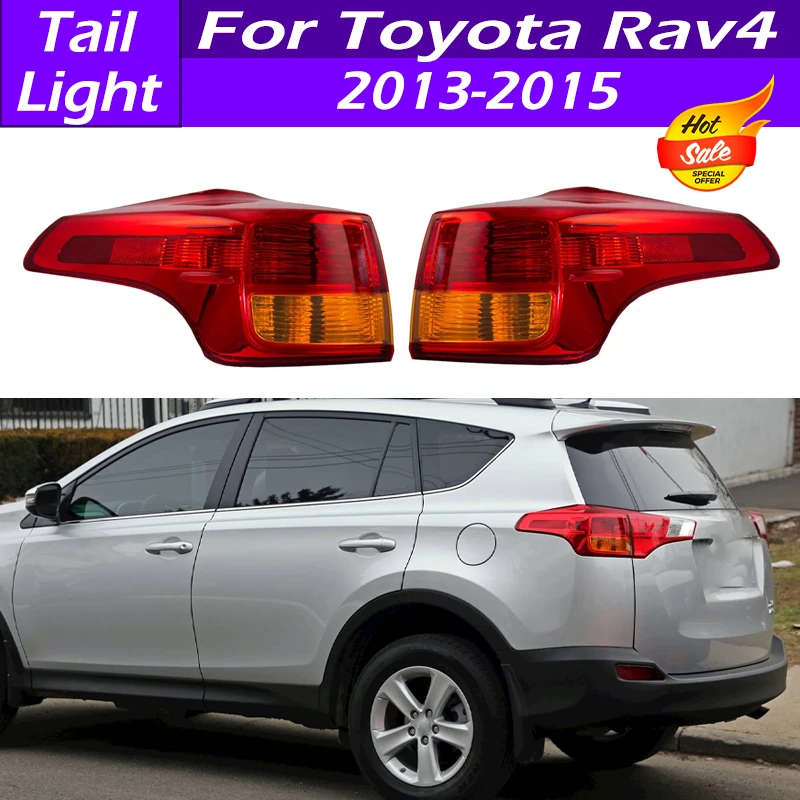 

For Toyota RAV4 2013-2015 Car Tail Light Assembly Turn Signal Light Brake Lamp Reverse Light Drive Light 81550-0R030 81560-0R030
