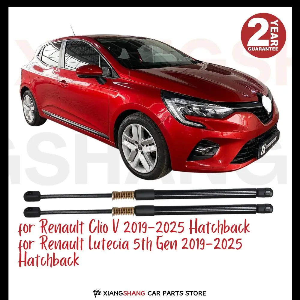 

2pcs Rear Tailgate Damper for Renault Clio V 2019-2025 Hatchback WITH SPRING Trunk Boot Gas Charged Gas Struts