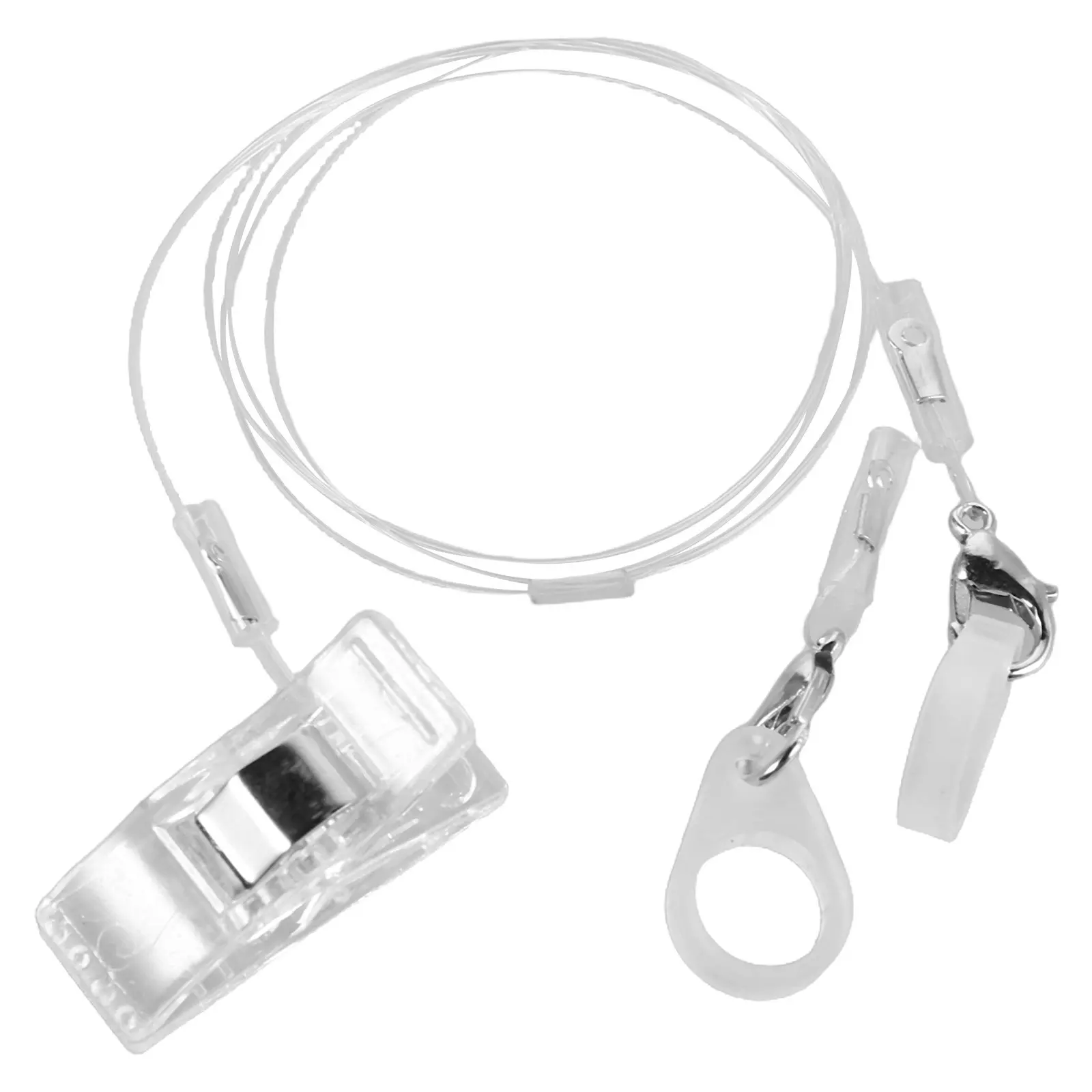 Hearing Aid Anti Loss Cord Clear Bte Hearing Aid Holder Clip Double Ear Retention Tether Safety Strap for Seniors Adults Secure